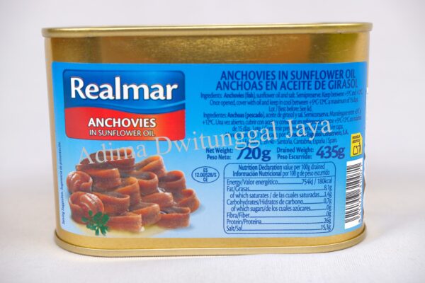 REALMAR Anchovies in Sunflower