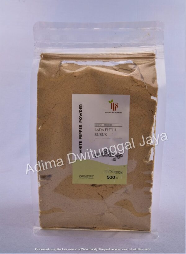 NATURA BOGA White Pepper Powder / Bubuk Lada Putih