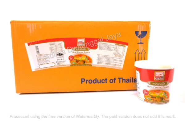 MAE SUPEN Red Curry Paste - Karton