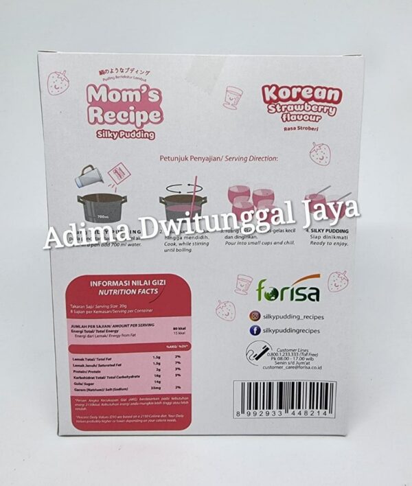 FORISA Silky Pudding Korean Strawberry