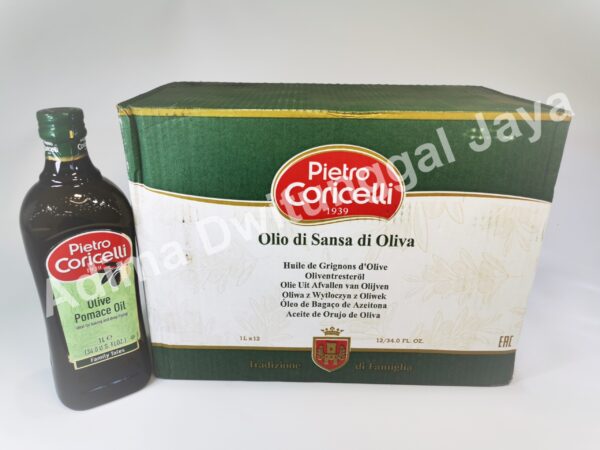 PIETRO CORICELLI Pomace Olive Oil 1ltr - Karton