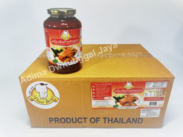 THAI BOY Tom Yum Paste 825gr - Karton