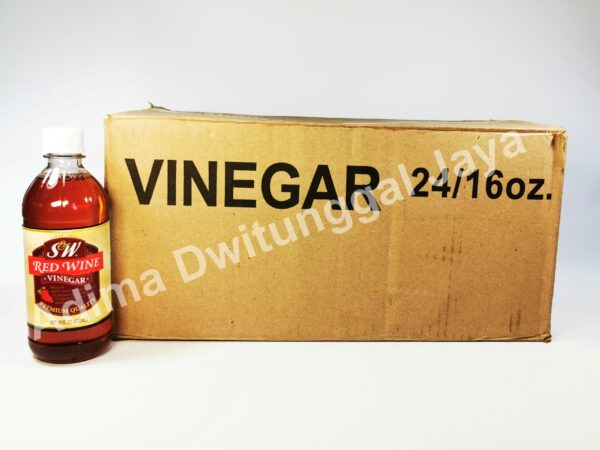 S&W Red Wine Vinegar - Karton