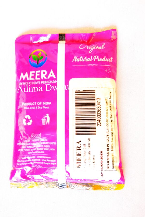 MEERA LENTILS Bombay Toor Dall