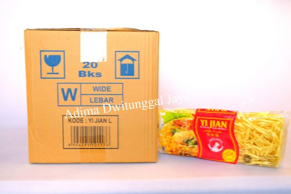 YI JIAN Egg Noodle Wide/Lebar