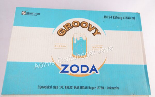 GROOVY ZODA Soda Water Kaleng