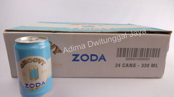 GROOVY ZODA Soda Water Kaleng