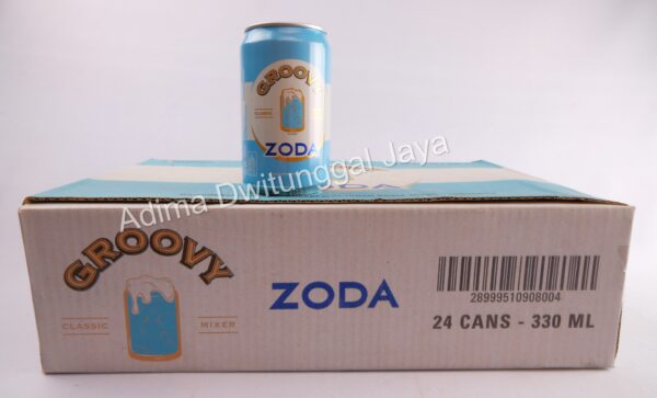 GROOVY ZODA Soda Water Kaleng
