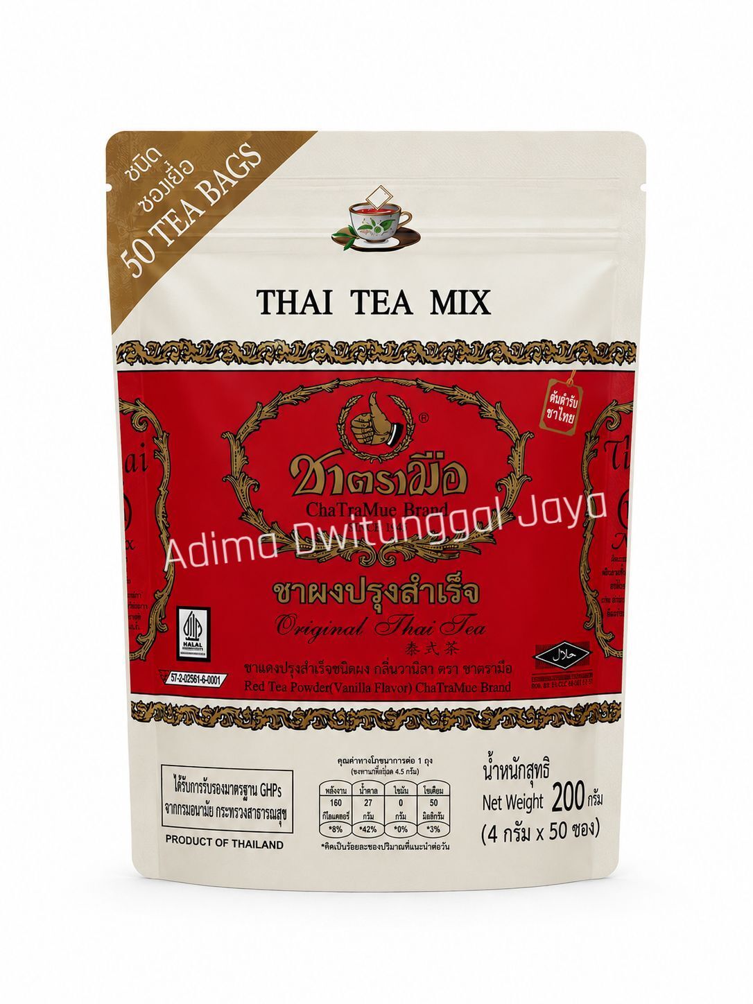 CHATRAMUE Thai Tea BAG (50pcs)